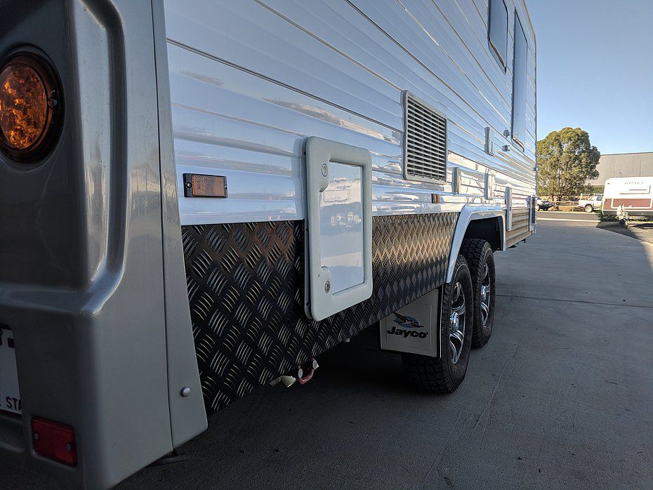  black checker plate for caravan