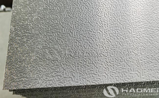 Orange Peel Pattern Stucco Aluminum Sheet