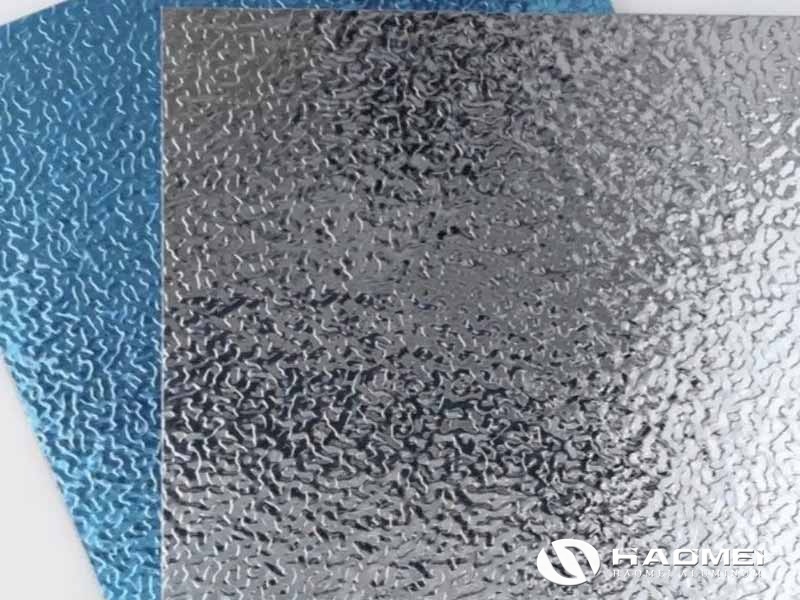stucco embossed aluminium sheet