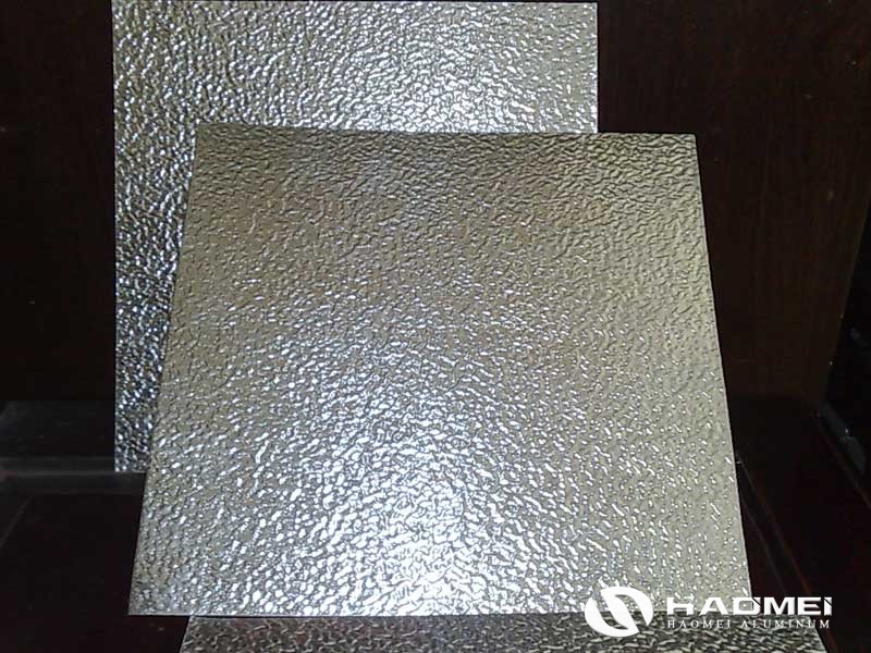 embossed aluminum plate
