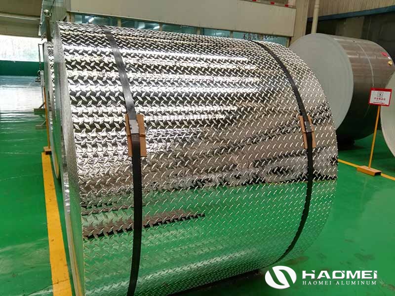 diamond pattern aluminum coil