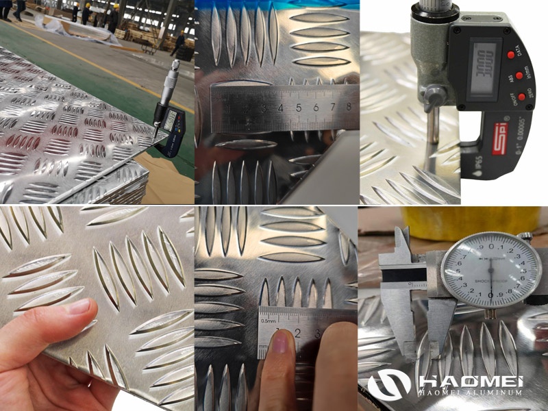 diamond aluminum plate quality check