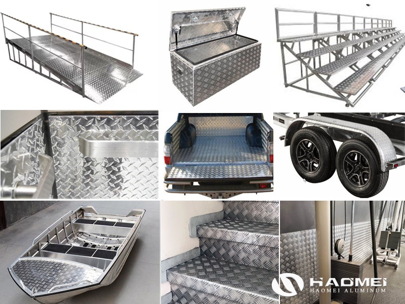 diamond aluminum plate application