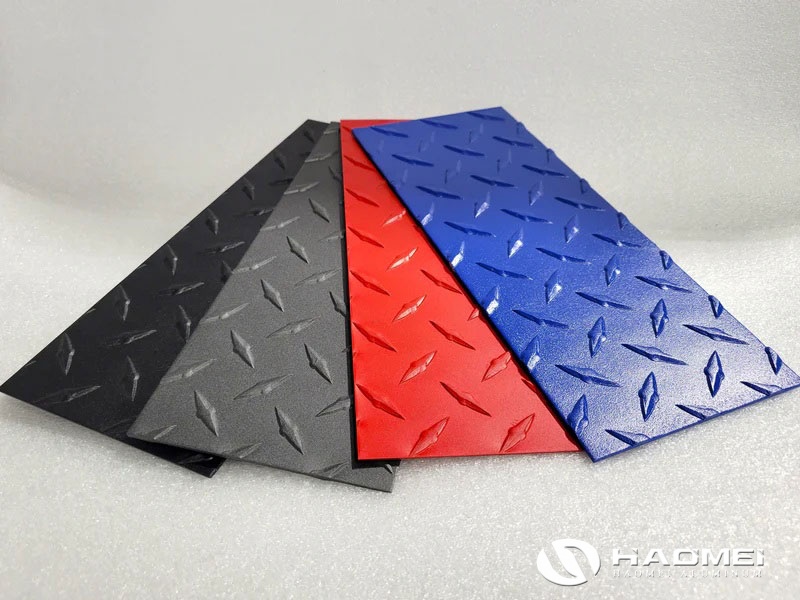 coated diamond aluminum plate