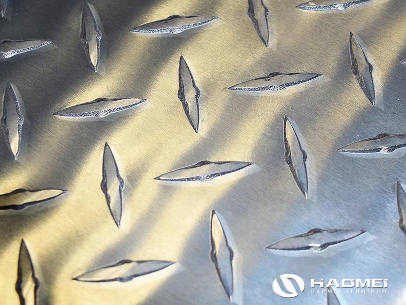 diamond pattern aluminum plate