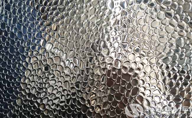 Mirror Polished Embossed Aluminum