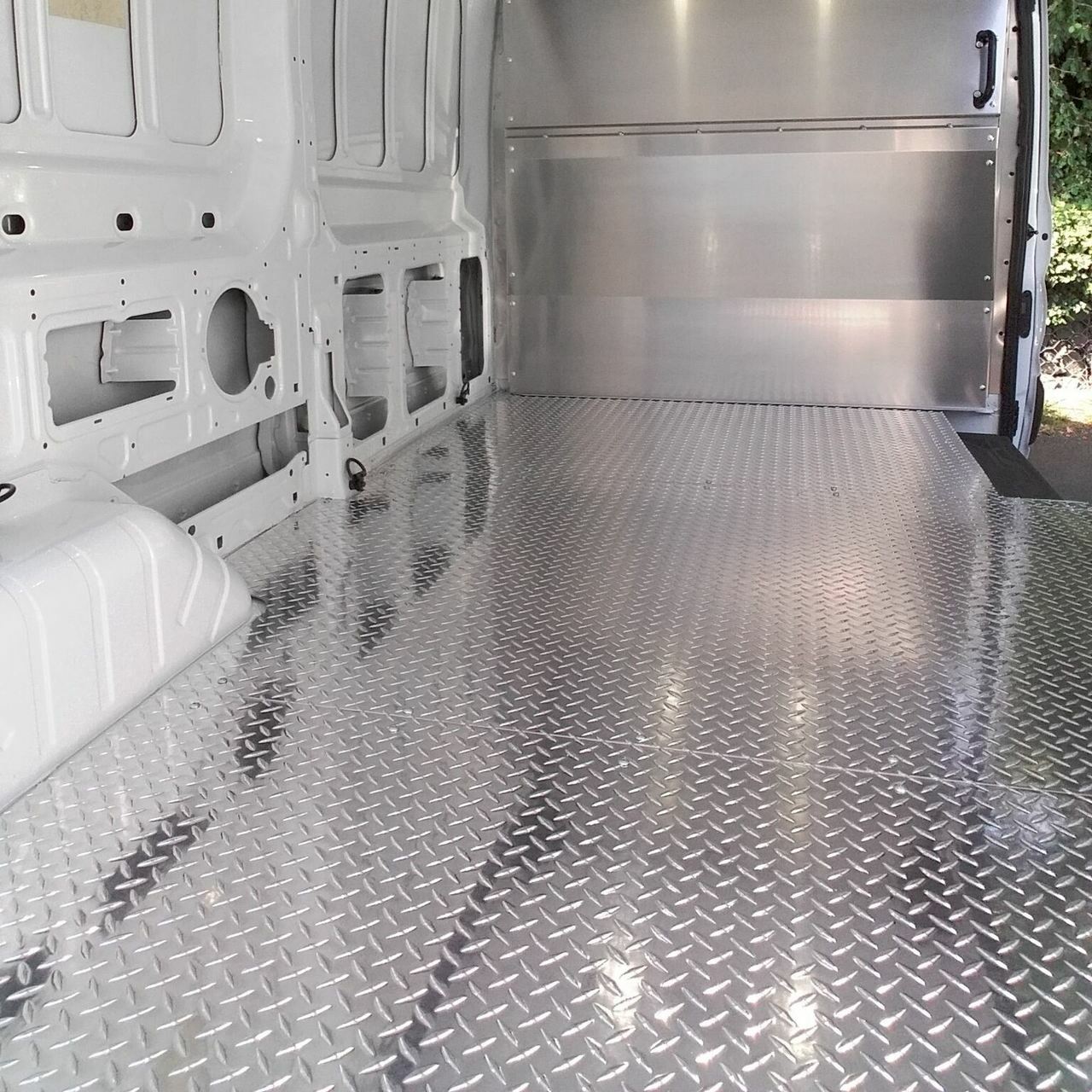 Checker Plate Trailer Floor